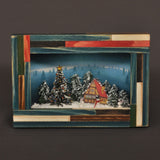 Marco de mosaico de feliz Navidad<mountain hut in the forest> En el marco: Nobuko Kameda Prepintado Sin escala</mountain>