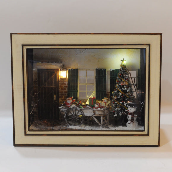 Happy Christmas Present in front of the entrance In-frame : Nobuko Kameda Pre-painted Non-scale