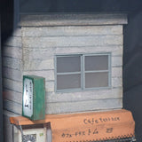 Cafe Terrace "Tom" : Nobuko Kameda, Diorama art work Non-scale