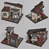 Scene Box - A Journey with Old Minis "COOPER GARAGE" : Takashi Kawada 1:72