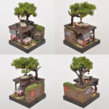 Scene Box - A Journey with Old Minis "Autumn of reading" : Takashi Kawada, painted 1:72