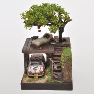 Scene Box - A Journey with Old Minis "Autumn of reading" : Takashi Kawada, painted 1:72