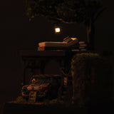 Scene Box - Un viaje con Old Minis "Otoño de lectura" : Takashi Kawada, pintado 1:72