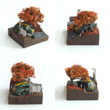 CORSA Scene Box - Autumn Circuit - painted by Takashi Kawada - 1:72