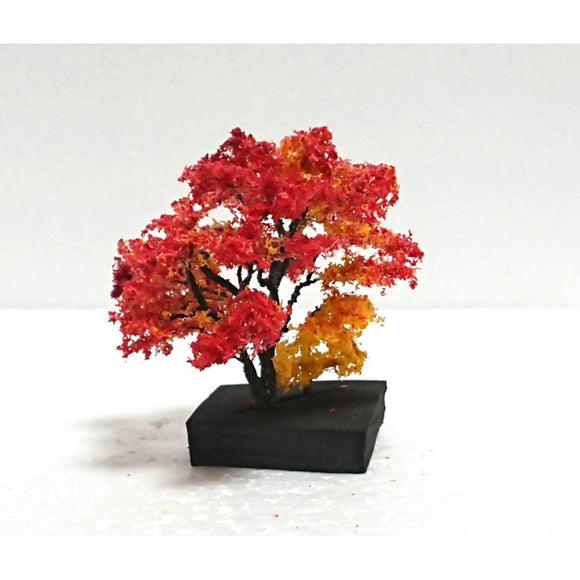 Red leaf approx. 7-8cm : Kigusa Bunko N (1:150) M1