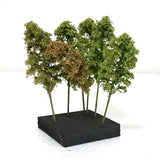 Bamboo grove approx. 7-8cm 6pcs : Kigusa BUNKO finished product N(1:150) T1