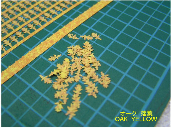 Roble de hoja caduca (amarillo): material Wako 1:35 B-2