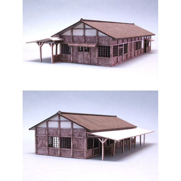 Edificio de la estación 1: Wako Kit sin pintar N(1:150) N-3