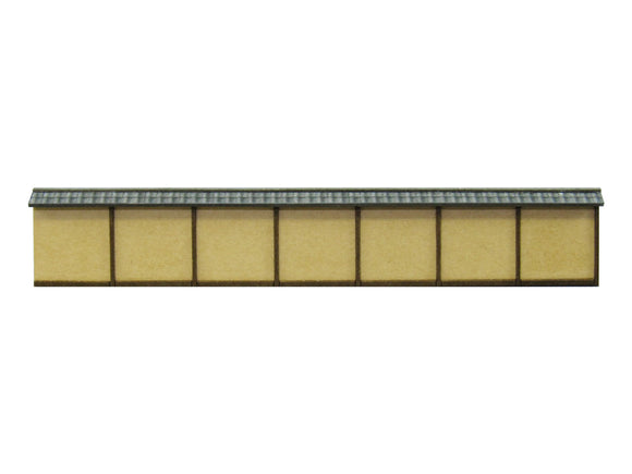 Fence F (earthen wall): Sankei Kit N (1:150) MP04-40