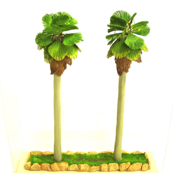 [Model] 45. Washington Palm MH 2pcs with Sand Base 190mm : Green Art Completed 1:43 1010-2SB