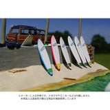 [型号] 42. Surfboard L A-White Long Gun Board Set - 2 件 : Green Art - 成品 1:43 2006-LAW
