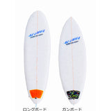 [Model] 42. Surfboard L A-White Long Gun Board Set - 2 pieces : Green Art - Finished product 1:43 2006-LAW