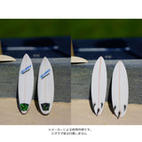 Model] 48.Surfboard S A-White Short Board Set 2 pieces : Green Art 1:43 2007-SAW