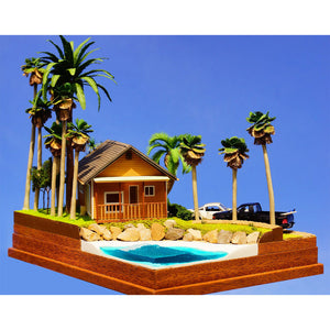 "Villa by the Sea, West Coast" with minicar: Green Art 1:43 3001