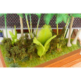 "Villa - Everlasting Summer Seaside -" Hawaii diorama with miniature car and figures : Green Art - Completed 1:43 Kai 3002