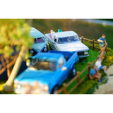 "Secret Point" with miniature car and figure : Green Art - Completed 1:43 Kai 3005