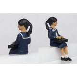 High School Girl (Showa Ver., Ponytail): Kt Kobo - Finished product HO (1:80) C02S-80