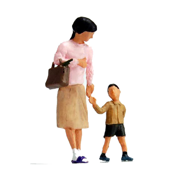 Shopper, Woman with Child : Kt Kobo - 成品 HO (1:80) W02S-80
