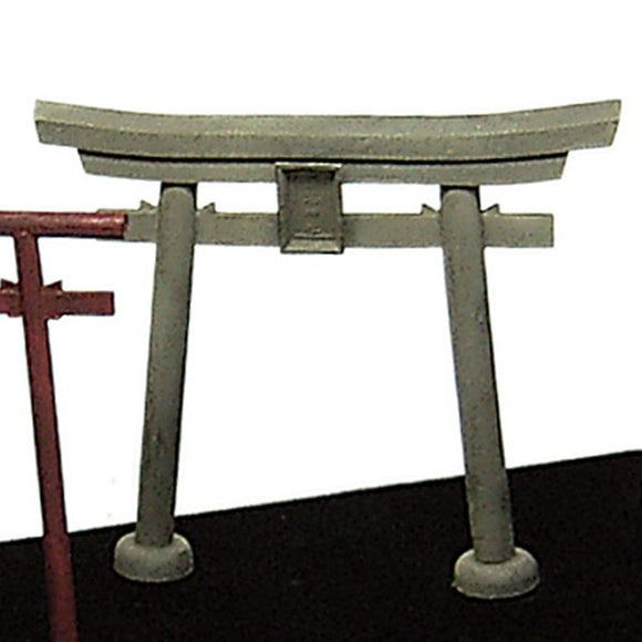 Stone Torii (pequeño): kit sin pintar modelo Echo HO (1:80) 132