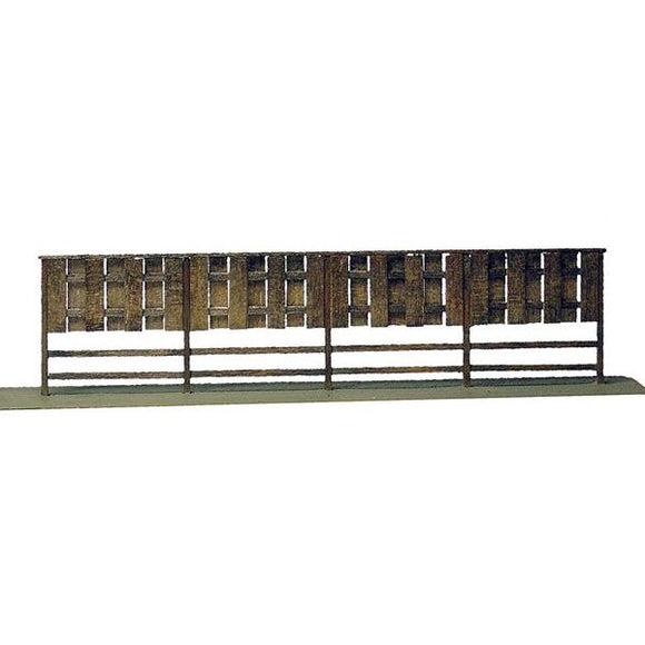 Board Fence Set (Material Only): ECHO Model Unpainted Kit HO (1:80) 144