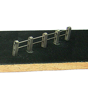 Concrete Fence 5pcs : ECHO Model Unpainted Kit HO (1:80) 159