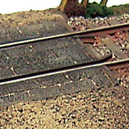 Juego de tableros de cruce de ferrocarril (grande): ECHO Model Kit sin pintar HO (1:80) 169