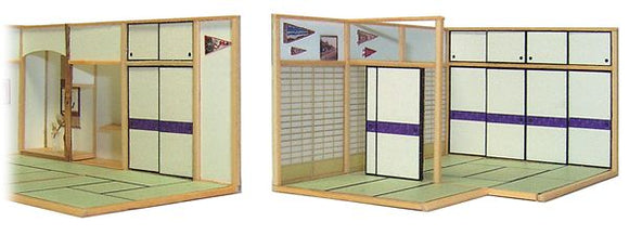 Fusuma Set (New): Echo Model Paper Kit HO (1:80) 234