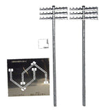Electric Poles (C) 2 Pairs : ECHO MODEL Unpainted Kit HO (1:80) 341