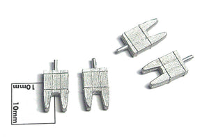 Sleeper Receptacles (2 Pairs) : ECHO MODEL Unpainted Kit HO (1:80) 363