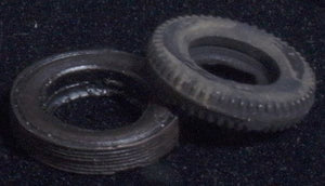 Tyres (Small) Set (2 pcs. each) : ECHO MODEL Unpainted Kit HO (1:80) 372