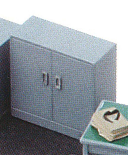 Bóveda (pequeña) 2 piezas: Kit sin pintar modelo ECHO HO (1:80) 410