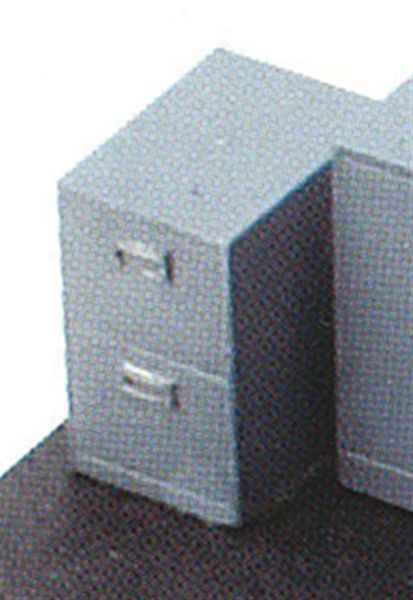 Cajón para documentos 2 piezas: Kit sin pintar modelo ECHO HO (1:80) 411