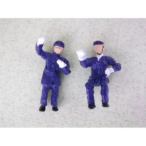 Engineer &amp; Assistant Engineer Set (E) : Echo Model Painted Complete HO (1:80) 1505