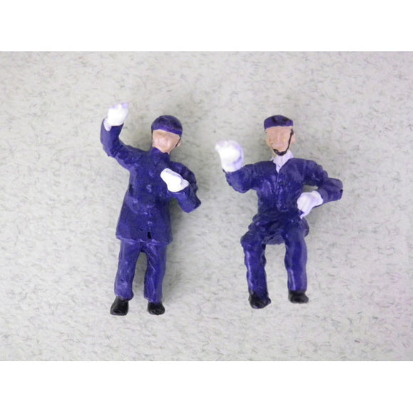 Engineer & Assistant Engineer Set (E) : Echo Model Painted Complete HO (1:80) 1505
