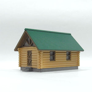 Log Cabin (cabaña de troncos, salida de impresora 3D de parte de troncos): Sosodo Producto terminado HO (1: 87-1: 80) HOS-012