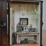 Storage Box Garden : Chizuko Sato Sugarhouse Painted 1:12 Scale