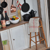 Frame Kitchen : Chizuko Sato Sugarhouse Painted 1:12 Scale