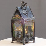 Lantern Green Room : Chizuko Sato Sugarhouse, Dollhouse art work 1:12-scale