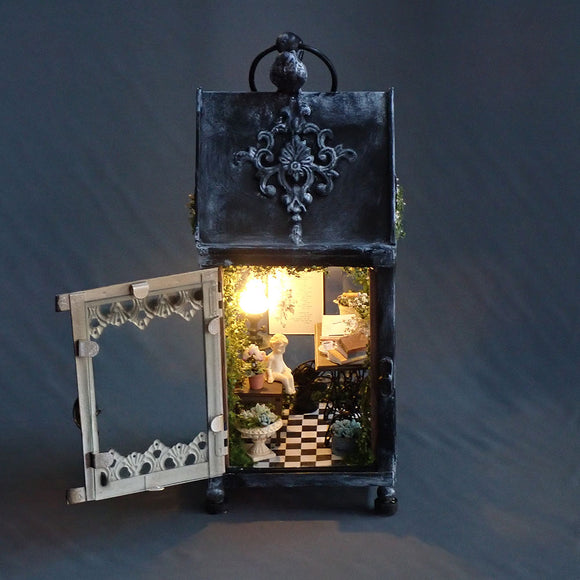 Lantern Green Room : Chizuko Sato Sugarhouse, Dollhouse art work 1:12-scale