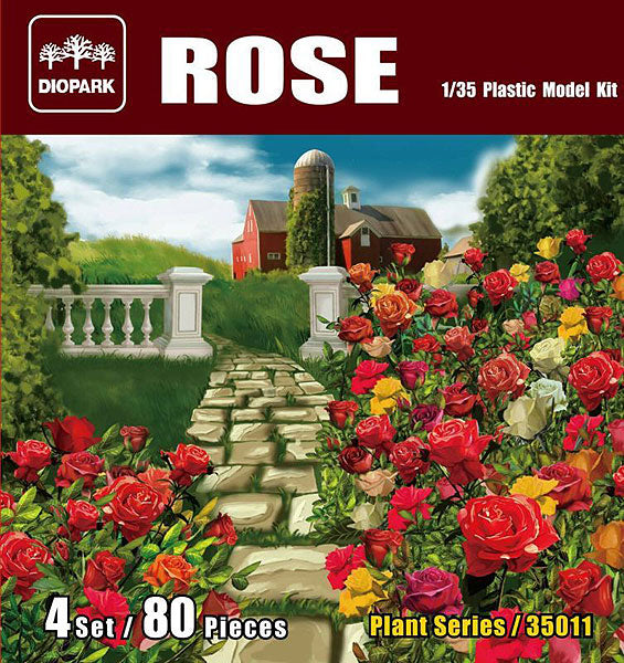 Roses set (80 plants) : Dio Park unpainted kit 1:35 scale DP35011