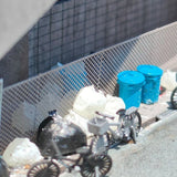 Garbage bags and plastic bucket set : Cityscape Studio Unpainted Kit N (1:150) SCA00029