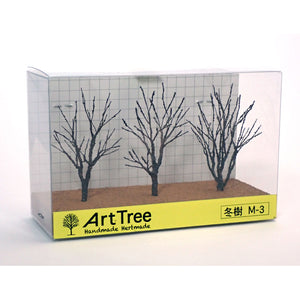 ArtTree Winter Tree M-3 (Height: 5cm, 3 pcs.) : JYOKEI-KOBO - Painted Finished Product Non-scale