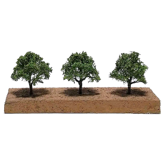 ArtTree Broad-leaved Tree Umbrella Type WSS-3 (Height: 3cm, 3 pcs) Spring (LG) : JYOKEI-KOBO Painted Non-scale 1010
