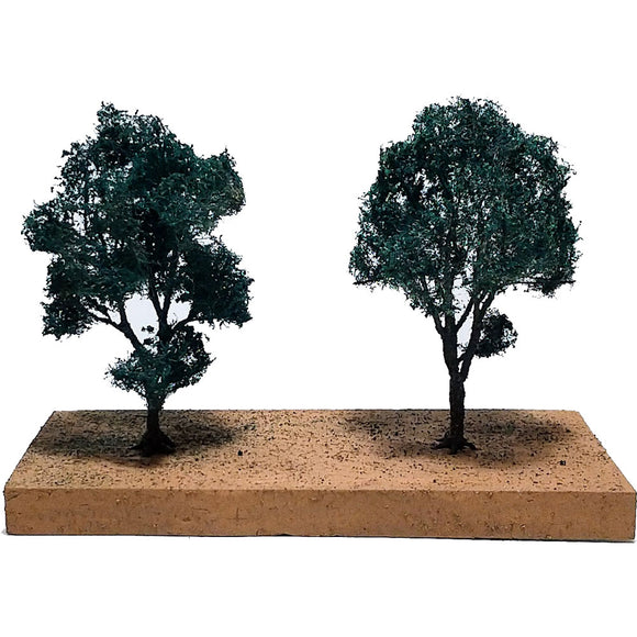 ArtTree Broad-leaved Tree L-2 (Height: 7.5cm, 2 pcs) Summer (MG) : JYOKEI-KOBO Painted Non-scale 1102