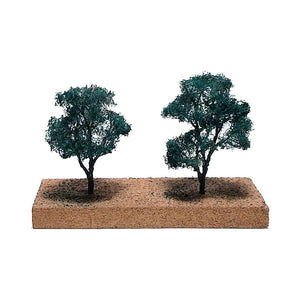 ArtTree Broad-leaved Tree M-2 (Height: 5cm, 2 pcs) Summer (MG) : JYOKEI-KOBO Painted Non-scale 1103