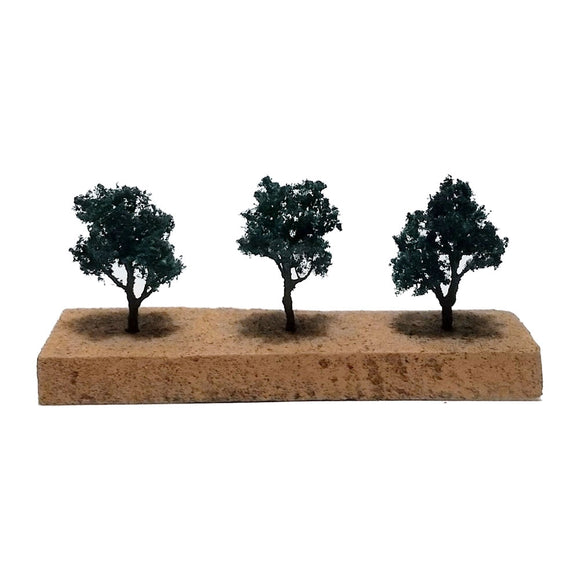 ArtTree Broad-leaved Tree S-3 (Height: 3.5cm, 3 pcs) Summer (MG) : JYOKEI-KOBO Painted Non-scale 1104