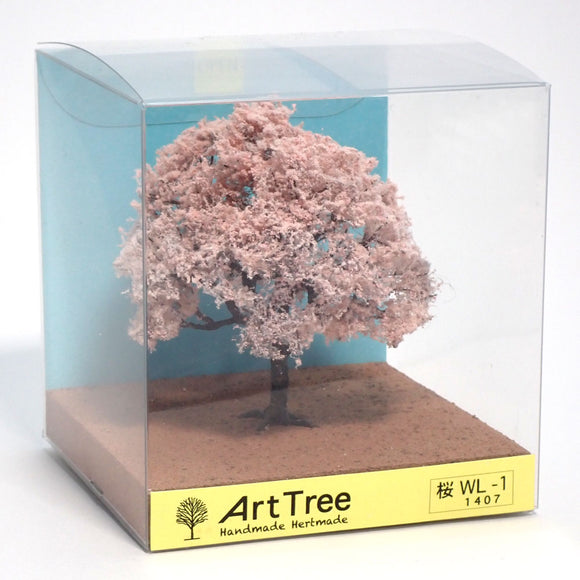 ArtTree Sakura Cherry Blossom WL-1 (Height: 6.5cm, 1 piece) : Jyoukei Koubou Painted Non-scale 1407