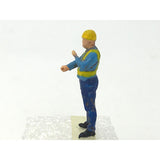 Worker Figurine B type 2 pieces : Suzume Model Unpainted Kit HO(1:80) SZM-HO-DW-B