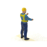 Worker Figurine B type 2 pieces : Suzume Model Unpainted Kit HO(1:80) SZM-HO-DW-B