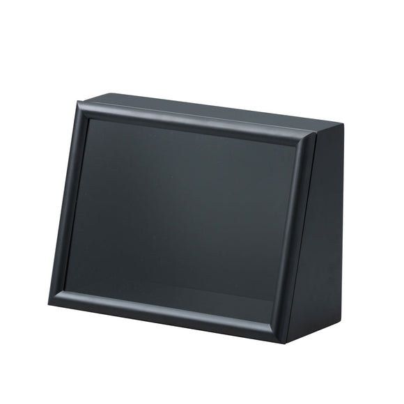 Caja basculante AC A4, negra: vitrina cazaro B0102
